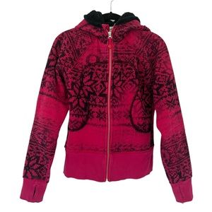 Lululemon Scuba Hoodie Special Edition Snowflake Size 6